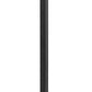 Z-Lite Sheridan 10" W x 116" H 1-Light Black Aluminum and Steel Seedy Glass Outdoor Post Mounted Fixture