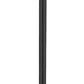 Z-Lite Sheridan 595PHMR-519P-BK 1-Light Aluminum Black Frame White Opal Glass Shade Outdoor Post Mounted Fixture