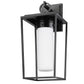 Z-Lite Sheridan 8" 1-Light Black Aluminum Outdoor Wall Sconce With White Opal Glass Shade