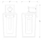 Z-Lite Sheridan 8" 1-Light Black Aluminum Outdoor Wall Sconce With White Opal Glass Shade