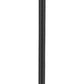 Z-Lite Sheridan 8" W x 18" H 1-Light Black Aluminum and Steel Seedy Glass Shade Outdoor Post Mounted Fixture