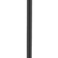 Z-Lite Sheridan 8" W x 18" H 1-Light Black Aluminum and Steel Seedy Glass Shade Outdoor Post Mounted Fixture