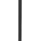Z-Lite Sheridan 8" W x 18" H 1-Light Black Aluminum and Steel Seedy Glass Shade Outdoor Post Mounted Fixture