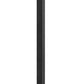 Z-Lite Sheridan 9" W x 111" H 1-Light Black Aluminum and Steel Seedy Glass Shade Outdoor Post Mounted Fixture