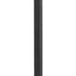 Z-Lite Sheridan 9" W x 111" H 1-Light Black Aluminum and Steel Seedy Glass Shade Outdoor Post Mounted Fixture