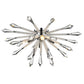 Z-Lite Soleia 24" 4-Light Chrome Flush Mount Lighting With Crystal Clear Shade