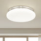 Z-Lite Soleil 20" 1-Light Integrated LED Matte Opal Glass Shade Brushed Nickel Steel Frame Flush Mount Lighting