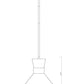 Z-Lite Soriano 13" 1-Light Matte Black and Brushed Nickel Pendant Light