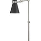 Z-Lite Soriano 14" 1-Light Matte Black and Brushed Nickel Table Lamp