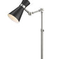Z-Lite Soriano 14" 1-Light Matte Black and Brushed Nickel Table Lamp