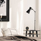 Z-Lite Soriano 14" 1-Light Matte Black and Brushed Nickel Table Lamp