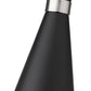 Z-Lite Soriano 8" 1-Light Matte Black and Brushed Nickel Pendant Light