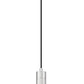 Z-Lite Stari 1-Light Medium Bulb Base Brushed Nickel Steel Pendant Light