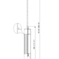 Z-Lite Stari 1-Light Medium Bulb Base Brushed Nickel Steel Pendant Light