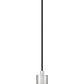 Z-Lite Stari 1-Light Medium Bulb Base Brushed Nickel Steel Pendant Light