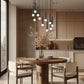 Z-Lite Stari 11-Light Medium Bulb Base Matte Black Steel Frame Chandelier