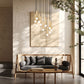 Z-Lite Stari 11-Light Medium Bulb Base Modern Gold Steel Frame Chandelier