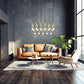 Z-Lite Stari 17-Light Medium Bulb Base Modern Gold Steel Frame Linear Chandelier