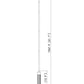 Z-Lite Stari 1956P-ROD-BN 1-Light Medium Bulb Base Brushed Nickel Steel Pendant Light