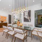 Z-Lite Stari 23-Light Medium Bulb Base Modern Gold Steel Frame Linear Chandelier