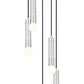 Z-Lite Stari 5-Light Medium Bulb Base Brushed Nickel Steel Frame Chandelier