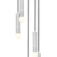 Z-Lite Stari 5-Light Medium Bulb Base Brushed Nickel Steel Frame Chandelier