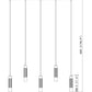 Z-Lite Stari 5-Light Medium Bulb Base Brushed Nickel Steel Frame Linear Chandelier