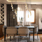 Z-Lite Stari 5-Light Medium Bulb Base Modern Gold Steel Frame Chandelier