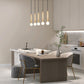 Z-Lite Stari 5-Light Medium Bulb Base Modern Gold Steel Frame Linear Chandelier