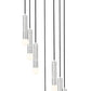 Z-Lite Stari 7-Light Medium Bulb Base Brushed Nickel Steel Frame Chandelier