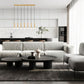 Z-Lite Stari 7-Light Medium Bulb Base Modern Gold Steel Frame Linear Chandelier