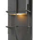 Z-Lite Stillwater 10" 1-Light LED Black Aluminum Outdoor Wall Sconce