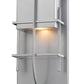 Z-Lite Stillwater 10" 1-Light LED Silver Aluminum Outdoor Wall Sconce