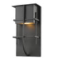 Z-Lite Stillwater 8" 1-Light LED Black Aluminum Outdoor Wall Sconce