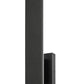 Z-Lite Stylet 18" 2-Light LED Sand Black and White Acrylic Shade Outdoor Wall Light