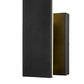 Z-Lite Stylet 18" 2-Light LED Sand Black and White Acrylic Shade Outdoor Wall Light