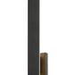 Z-Lite Stylet 24" 2-Light LED Sand Black and White Acrylic Shade Outdoor Wall Light
