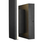 Z-Lite Stylet 24" 2-Light LED Sand Black and White Acrylic Shade Outdoor Wall Light