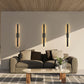 Z-Lite Stylet 48" 4-Light LED Sand Black and White Acrylic Shade Outdoor Wall Light