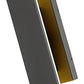 Z-Lite Stylet 48" 4-Light LED Sand Black and White Acrylic Shade Outdoor Wall Light