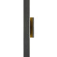 Z-Lite Stylet 48" 4-Light LED Sand Black and White Acrylic Shade Outdoor Wall Light