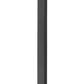 Z-Lite Talbot 10" W x 110" H 1-Light Black Stainless Steel and Aluminium Frame Clear Beveled Glass Shade Outdoor Post Mounted Fixture