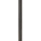 Z-Lite Talbot 10" W x 110" H 1-Light Oil Rubbed Bronze Stainless Steel and Aluminium Frame Clear Beveled Glass Shade Outdoor Post Mounted Fixture