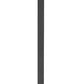 Z-Lite Talbot 10" W x 114" H 3-Light Black Stainless Steel and Aluminium Frame Clear Beveled Glass Shade Outdoor Post Mounted Fixture