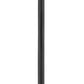 Z-Lite Talbot 10" W x 114" H 3-Light Black Stainless Steel and Aluminum Frame Clear Beveled Glass Shade Outdoor Post Mounted Fixture