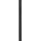 Z-Lite Talbot 10" W x 114" H 3-Light Black Stainless Steel and Aluminum Frame Clear Beveled Glass Shade Outdoor Post Mounted Fixture