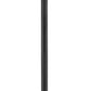 Z-Lite Talbot 10" W x 114" H 3-Light Black Stainless Steel and Aluminum Frame Clear Beveled Glass Shade Outdoor Post Mounted Fixture