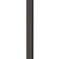 Z-Lite Talbot 10" W x 114" H 3-Light Oil Rubbed Bronze Stainless Steel and Aluminium Frame Clear Beveled Glass Shade Outdoor Post Mounted Fixture