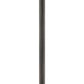 Z-Lite Talbot 10" W x 114" H 3-Light Oil Rubbed Bronze Stainless Steel and Aluminum Frame Clear Seedy Glass Shade Outdoor Post Mounted Fixture
