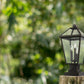 Z-Lite Talbot 10" W x 21" H 3-Light Oil Rubbed Bronze Outdoor Pier Mounted Fixture and Square Pier Mount Hardware With Seedy Glass Shade